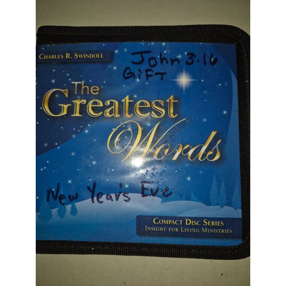 Charles R Swindoll The Greatest Words Audio Book